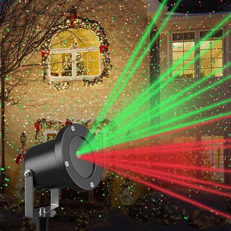 2021 Christmas Laser Light Projector Rotating LED Holiday Laser ...