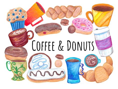 Coffee And Donuts Clipart | Free download on ClipArtMag