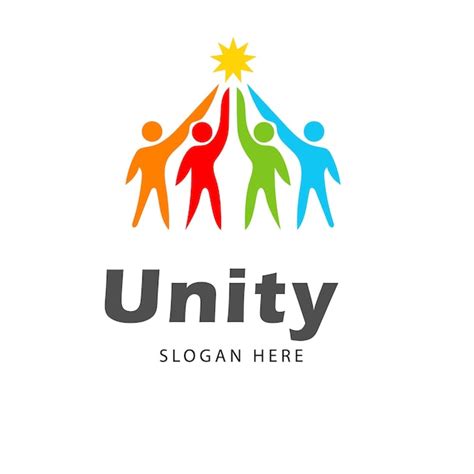 Premium Vector | Unity logo design