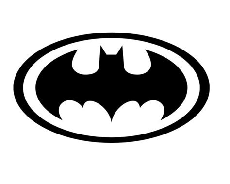 Free Batman Black And White Symbol, Download Free Batman Black And ...