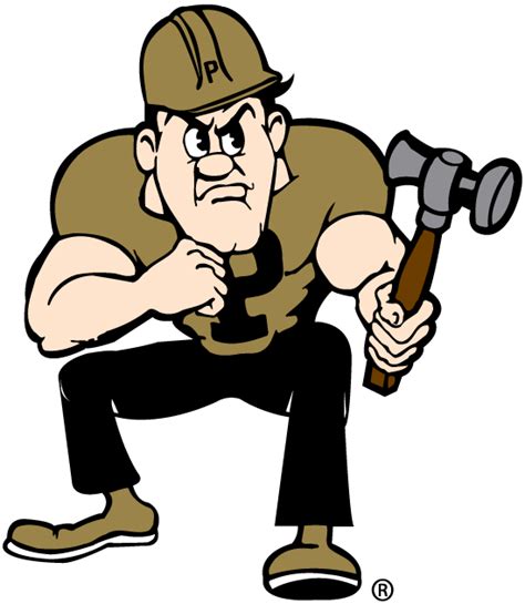 Purdue Boilermakers Mascot Logo | Purdue university, Purdue, Purdue ...