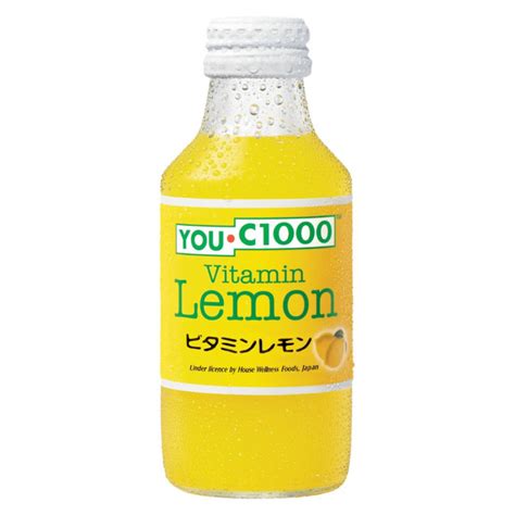 You C1000 Vitamin Lemon Glass Bottle - Case