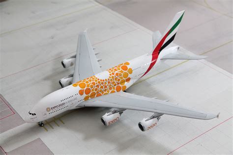 Emirates Airbus A380 Rugby World Cup 2020 PPC 1:250 Scale Plastic Snap ...