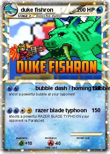 Pokémon duke fishron 4 4 - bubble dash / homing bubble - My Pokemon Card