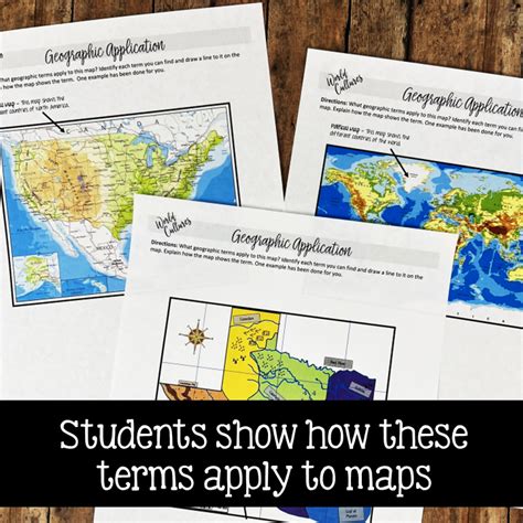 Geography Terms Review Activity - Social Studies Success