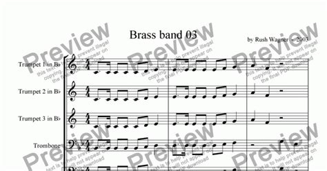 Brass band 03 - Download Sheet Music PDF file