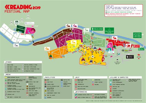 Reading Festival Map