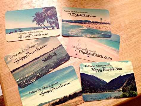 travel blogger moo business cards - The Rebel Chick