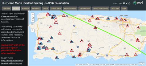 Basic Hurricane Maria Incident Map Available » NAPSG Foundation