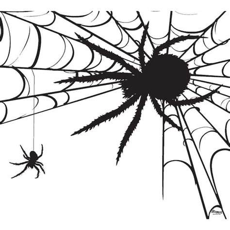 My Door Decor 7 ft. x 8 ft. Spiders Halloween Garage Door Decor Mural ...