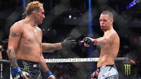 UFC 279: Nate Diaz submits Tony Ferguson in final UFC fight - BBC Sport