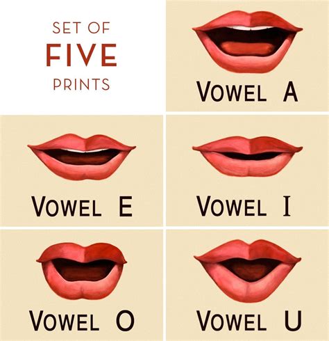 Set of 5 Vowel Posters