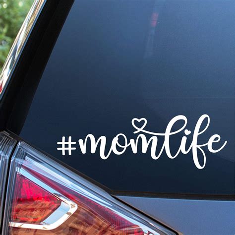 Buy Sunset Graphics & Decals Mom Life Decal Vinyl Car Sticker | Cars ...