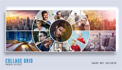 Premium PSD | Collage photography facebook cover photo effect