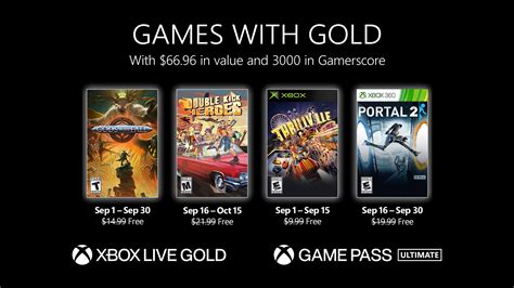 New Games with Gold for September 2022 - Xbox Wire