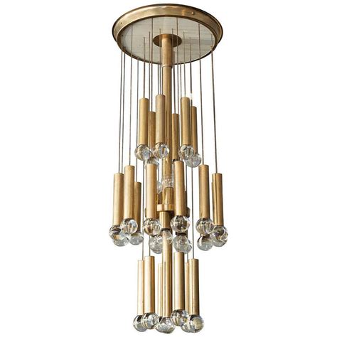 Glass Balls Chandelier at 1stDibs