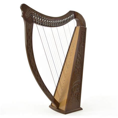 22 String Irish Harp with Levers By Gear4music - Ex Demo at Gear4music