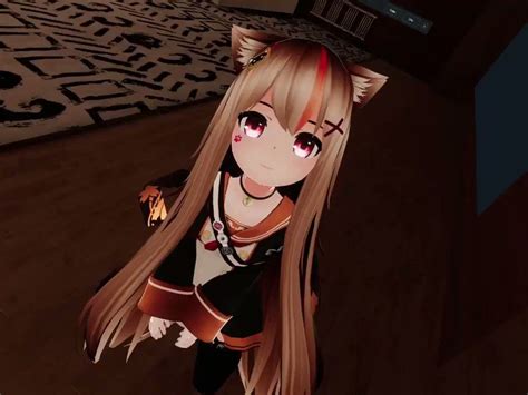 カセリア@VRChat on Twitter: "なでなでしてくれよー！...ねぇ...ダメなの...？… " | Vr anime, Cat ...