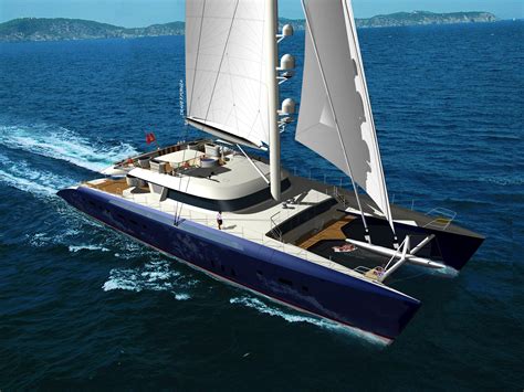 Luxury catamaran HEMISPHERE was launched this year by Pendennis and ...