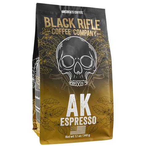 Black Rifle Coffee Company AK-47 Espresso Ground 12oz Bag Medium Roast ...