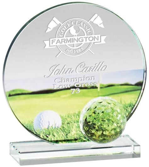 Glass Golf Award | Golf Tournament Award | Annual Golf Trophy | FREE ...