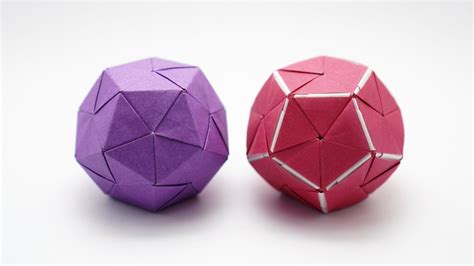 ORIGAMI DODECAHEDRON (Jo Nakashima) - YouTube