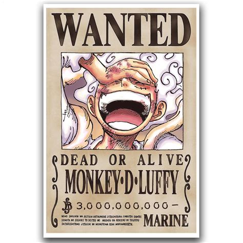 Straw Hat Luffy Wanted Poster