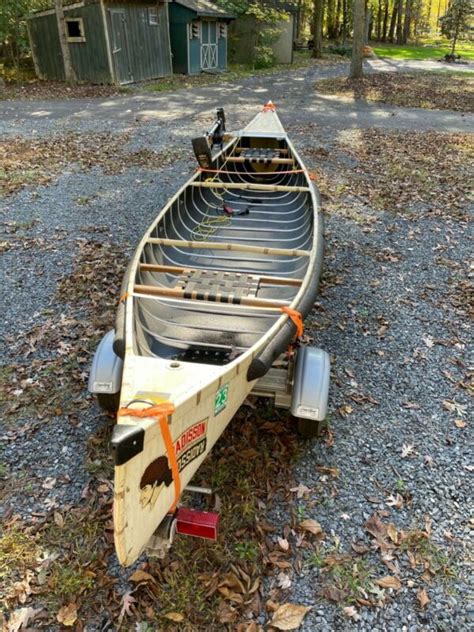 13’ 6” Radisson “Sportspal” Canoe, Motor & Trailer for sale from United ...