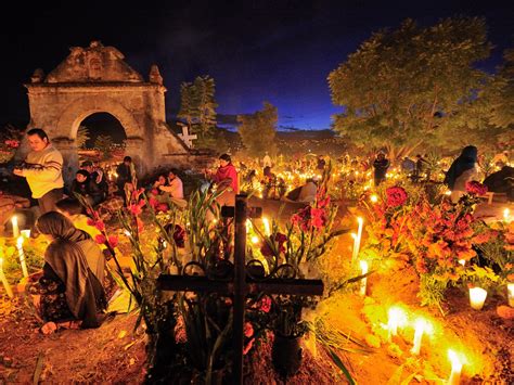 Dia De Los Muertos Cemetery Night