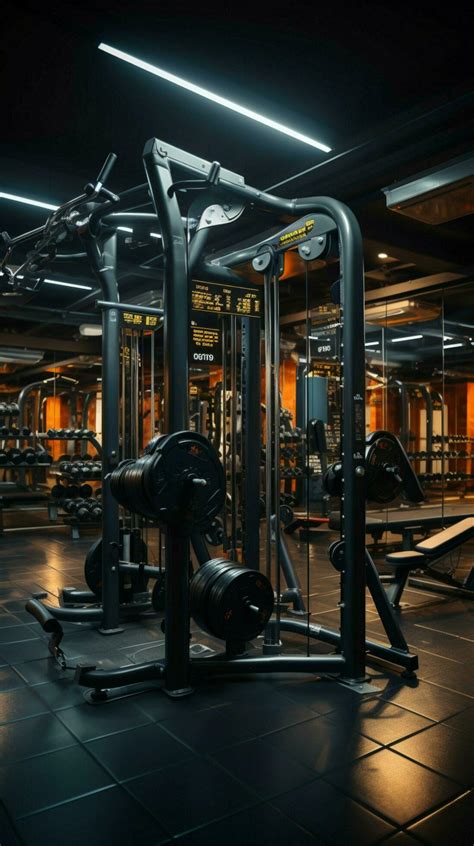 Within the gyms walls, a comprehensive selection of workout equipment ...