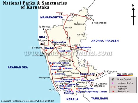 Wildlife Sanctuaries of Karnataka, National Parks of Karnataka