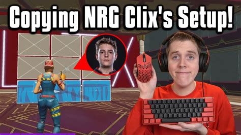 Trying NRG Clix's Setup In Arena! - Fortnite Battle Royale - YouTube