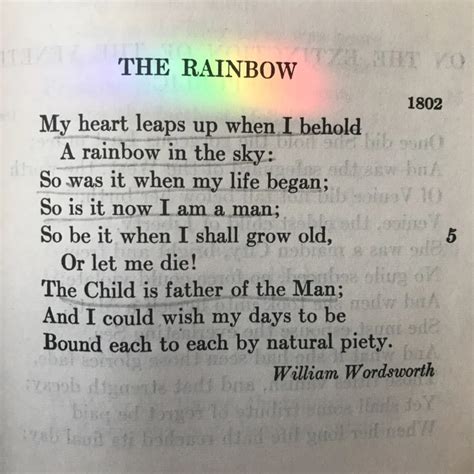 My heart leaps up by william wordsworth – Artofit