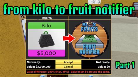 Trading From Kilo To fruit notifier in Blox Fruit! Big W Trades 🔥 (Part ...