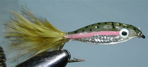 Jansen Baby Rainbow trout fly pattern