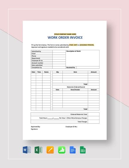 27+ Electrician Invoice Template Uk PNG * Invoice Template Ideas