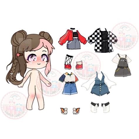 Gacha Life Paper Dolls Laminated Shopee Philippines | Porn Sex Picture