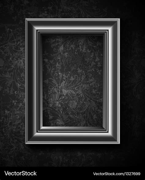 Picture frame wallpaper background Royalty Free Vector Image