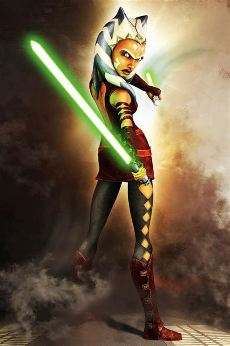 Star Wars Ahsoka Tano Original Art Print Signed by Artist Scott Harben ...