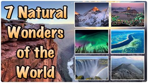 7 Natural Wonders Of The World