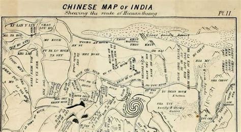 This Ancient Chinese Map Details Hiuen Tsang’s Route Through India