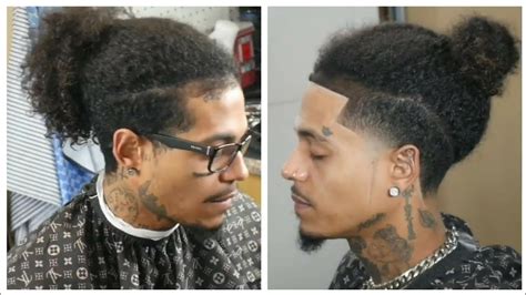 Long hair Taper / Cut by @_southbaychris | Afro Hairstyle - YouTube