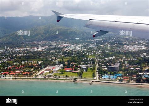 Birds eye view on Dili, capital of Timor Leste (East Timor Stock Photo ...