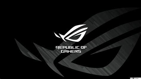 Rog Black And White Wallpaper