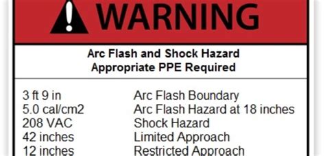 Osha Arc Flash Label Requirements - 1stadenium