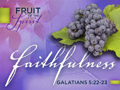 ShareFaith Media » Faithfulness Fruit of The Spirit PowerPoint ...