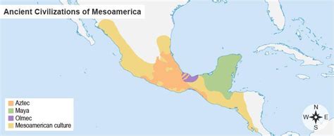 ASAP Review the map. Where was the Olmec civilization located in ...