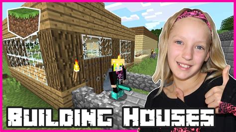 Building More Houses in Minecraft Realm - YouTube