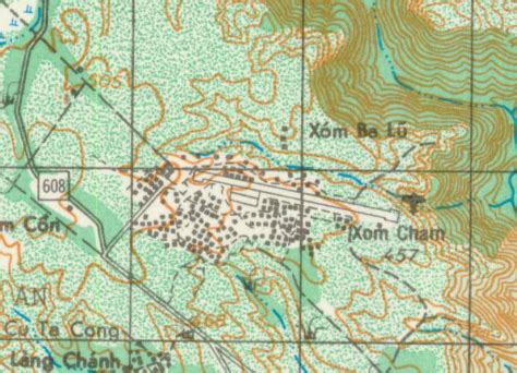 Khe Sanh 1968 Topographical Map – Battle Archives