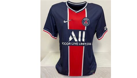 Mbappe's Official PSG Signed Shirt, 2020/21 - CharityStars